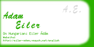 adam eiler business card
